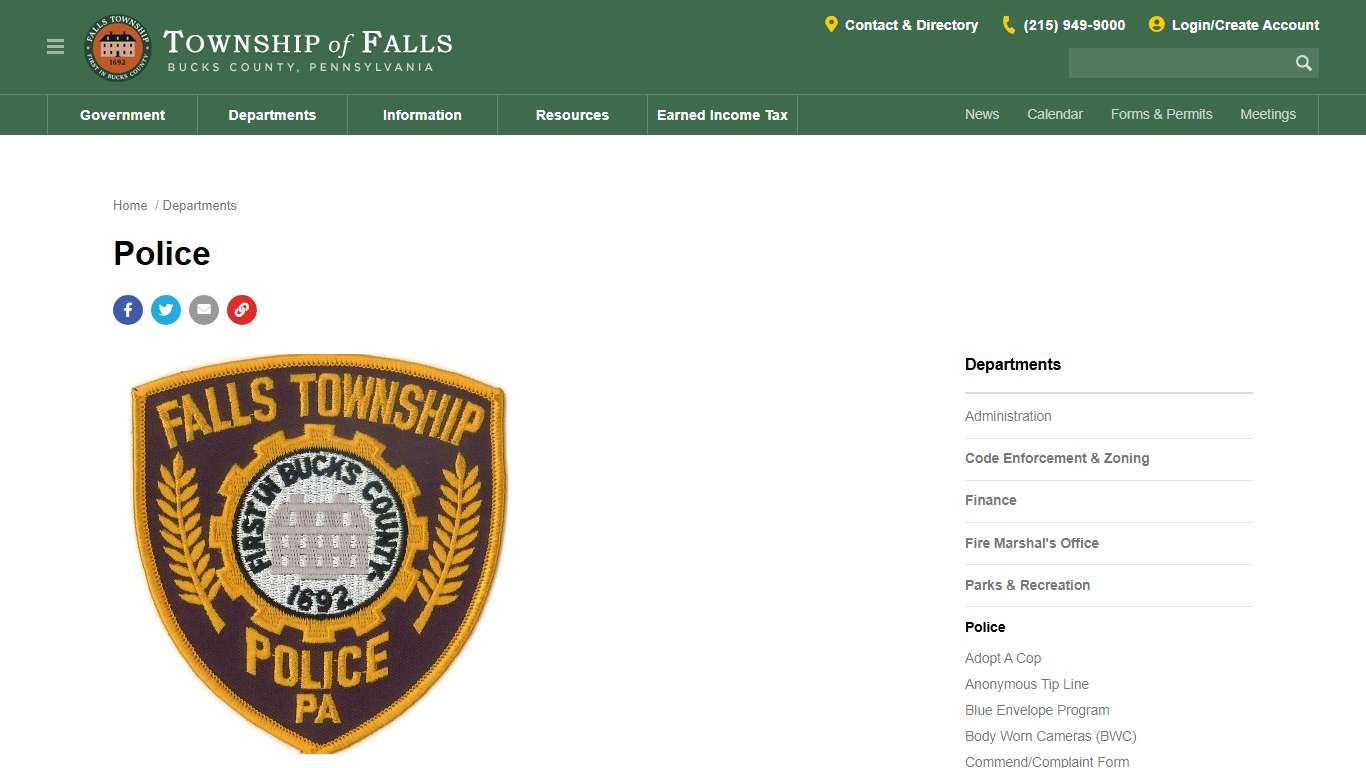 Police | Falls Township